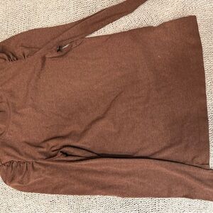 Esprit Chocolate Brown Long Sleeve Top